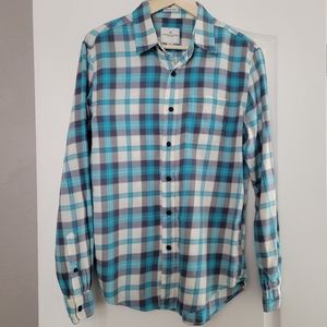 American Eagle Seriously Soft Button Shirt, Size M
